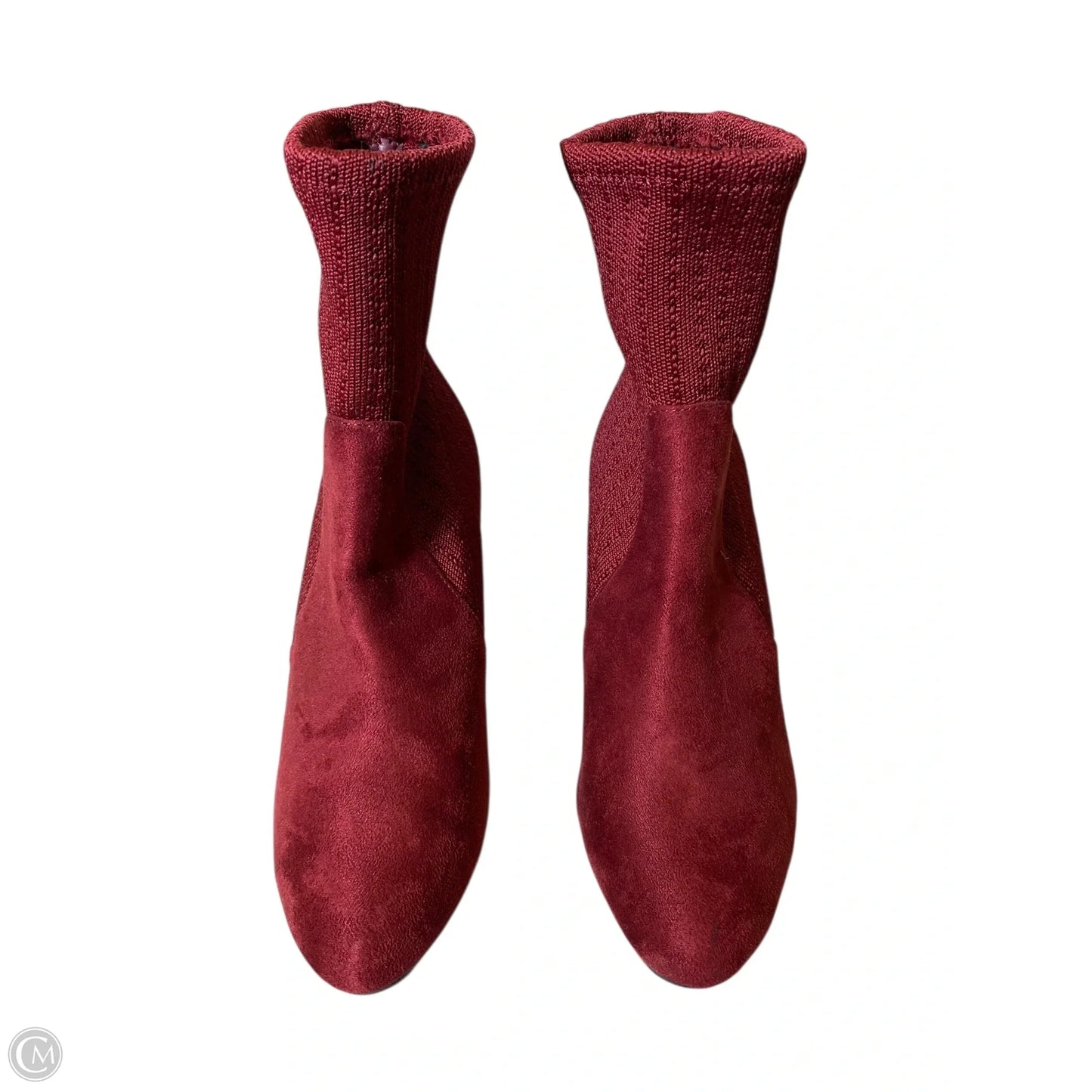Boots Ankle Heels By Impo In Red, Size: 5.5