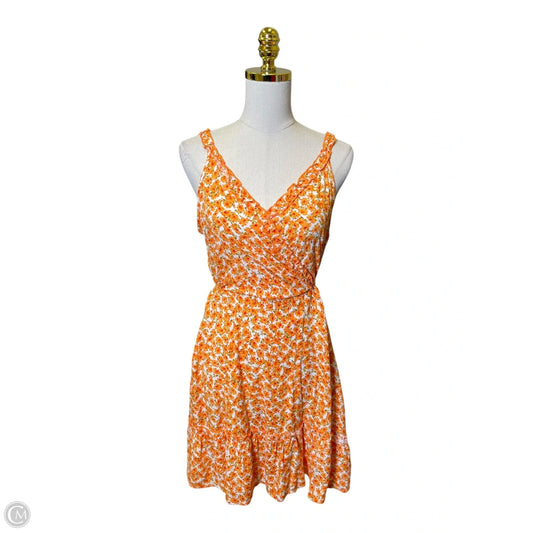 Dress Casual Midi By Miss Sparkling In Orange, Size: M