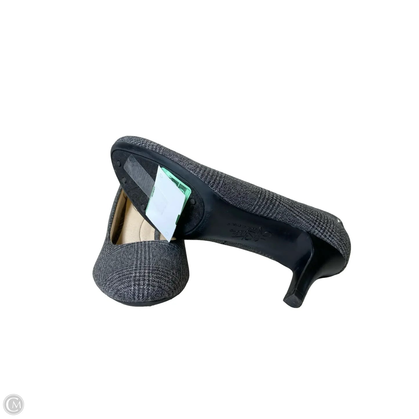 Shoes Heels Kitten By Life Stride In Grey, Size: 6.5