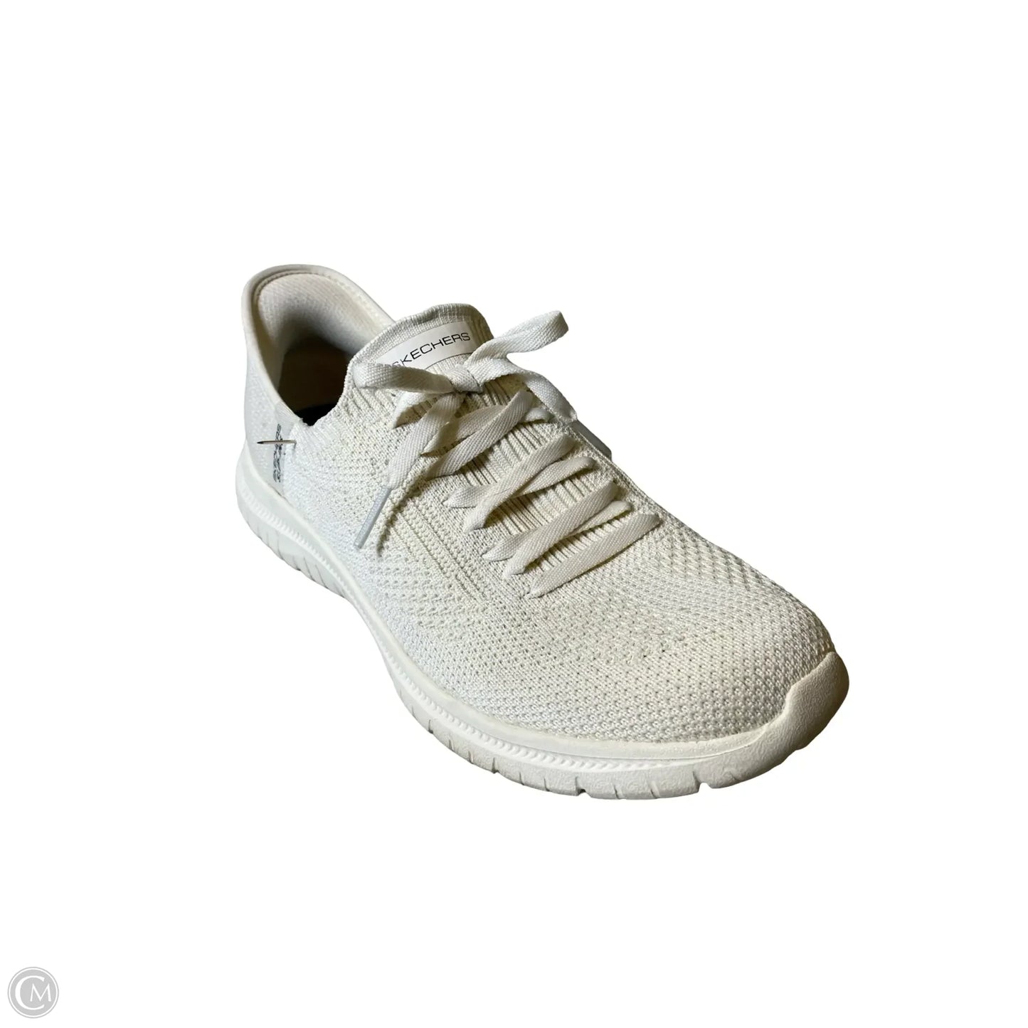 Shoes Athletic By Skechers In Cream, Size: 7