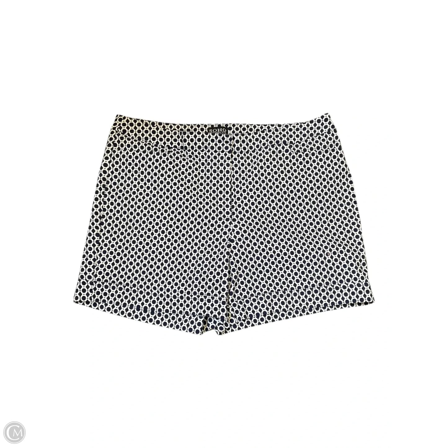 Shorts By Soho Apparel In Blue & White, Size: 16