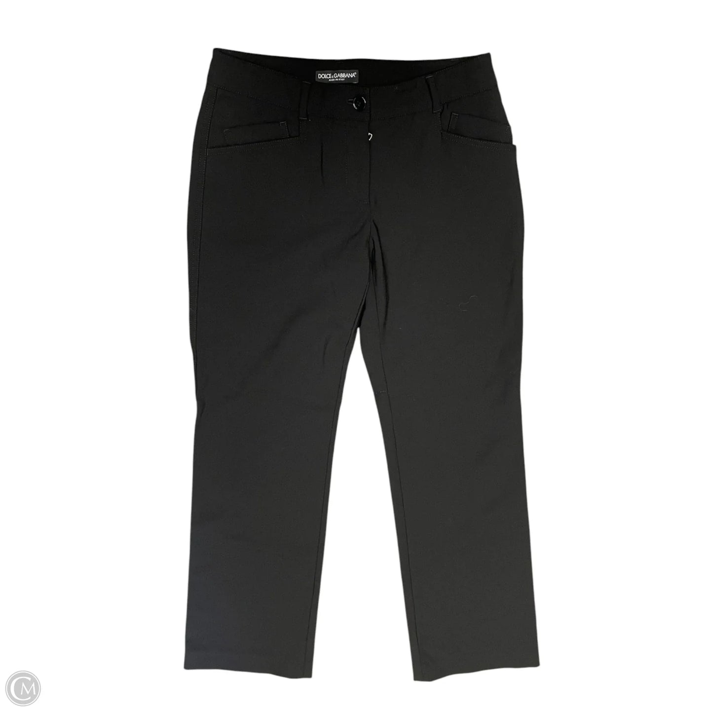 Pants Luxury Designer By Dolce And Gabbana In Black, Size: 6