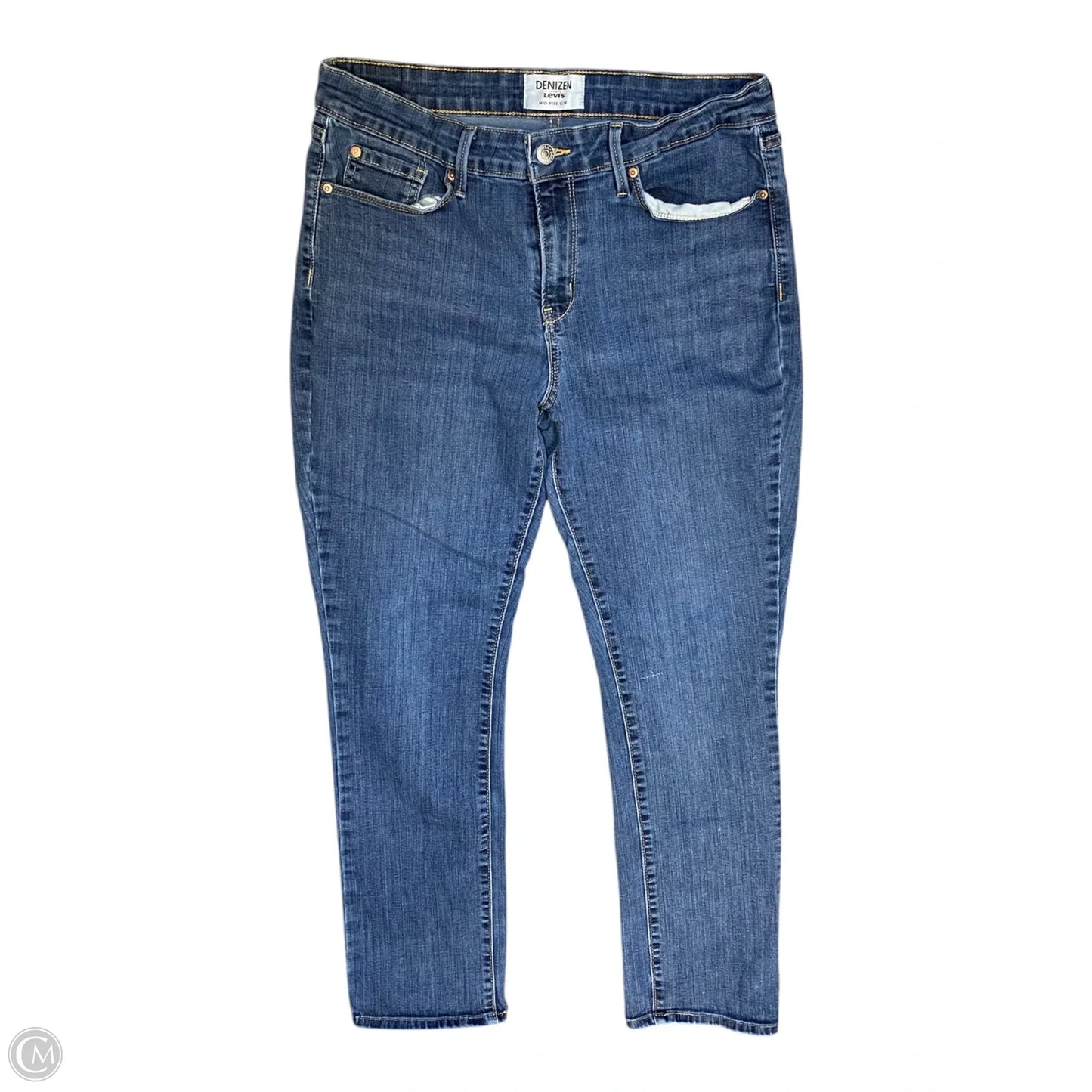 Jeans Straight By Levis In Blue, Size: 14