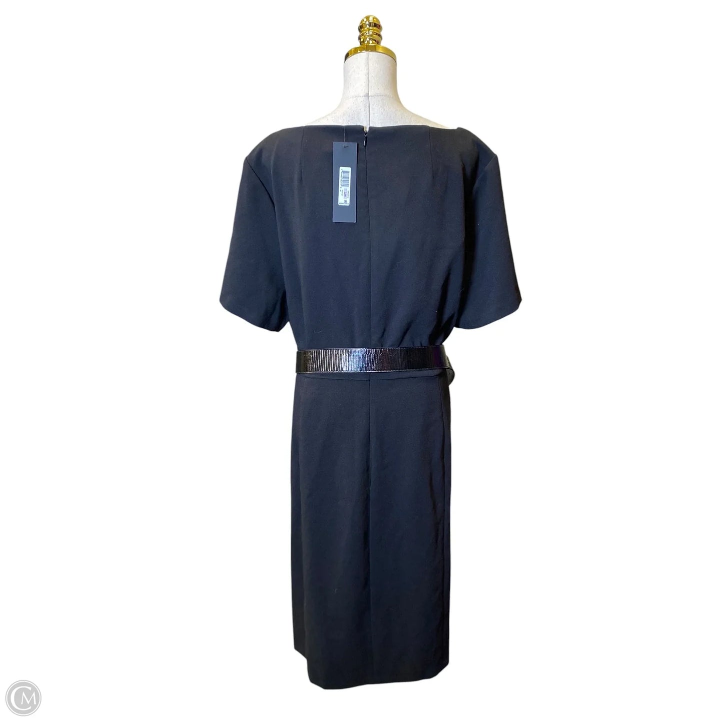 Dress Casual Maxi By Donna Karan In Black, Size: 3x
