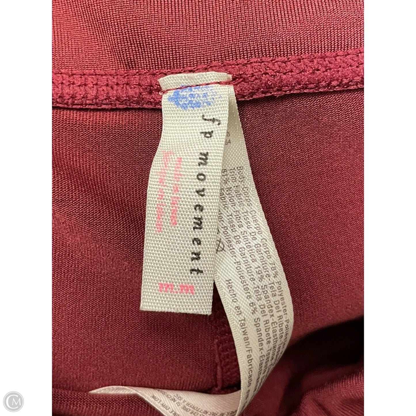 Athletic Leggings By Free People In Red, Size: M