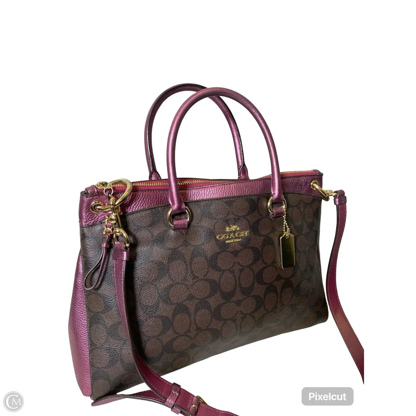Handbag Designer By Coach, Size: Large