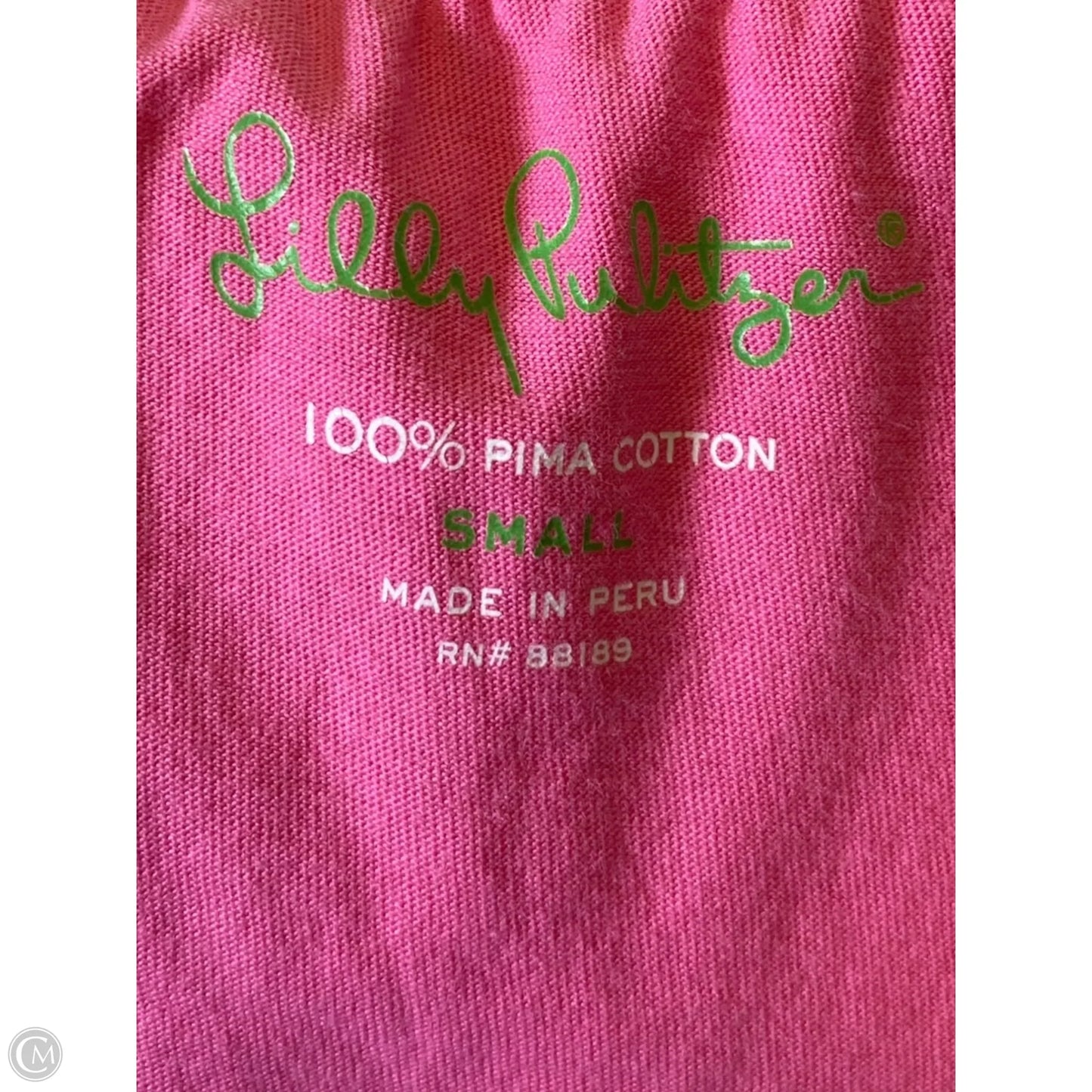Top Sleeveless Designer By Lilly Pulitzer In Pink, Size: S
