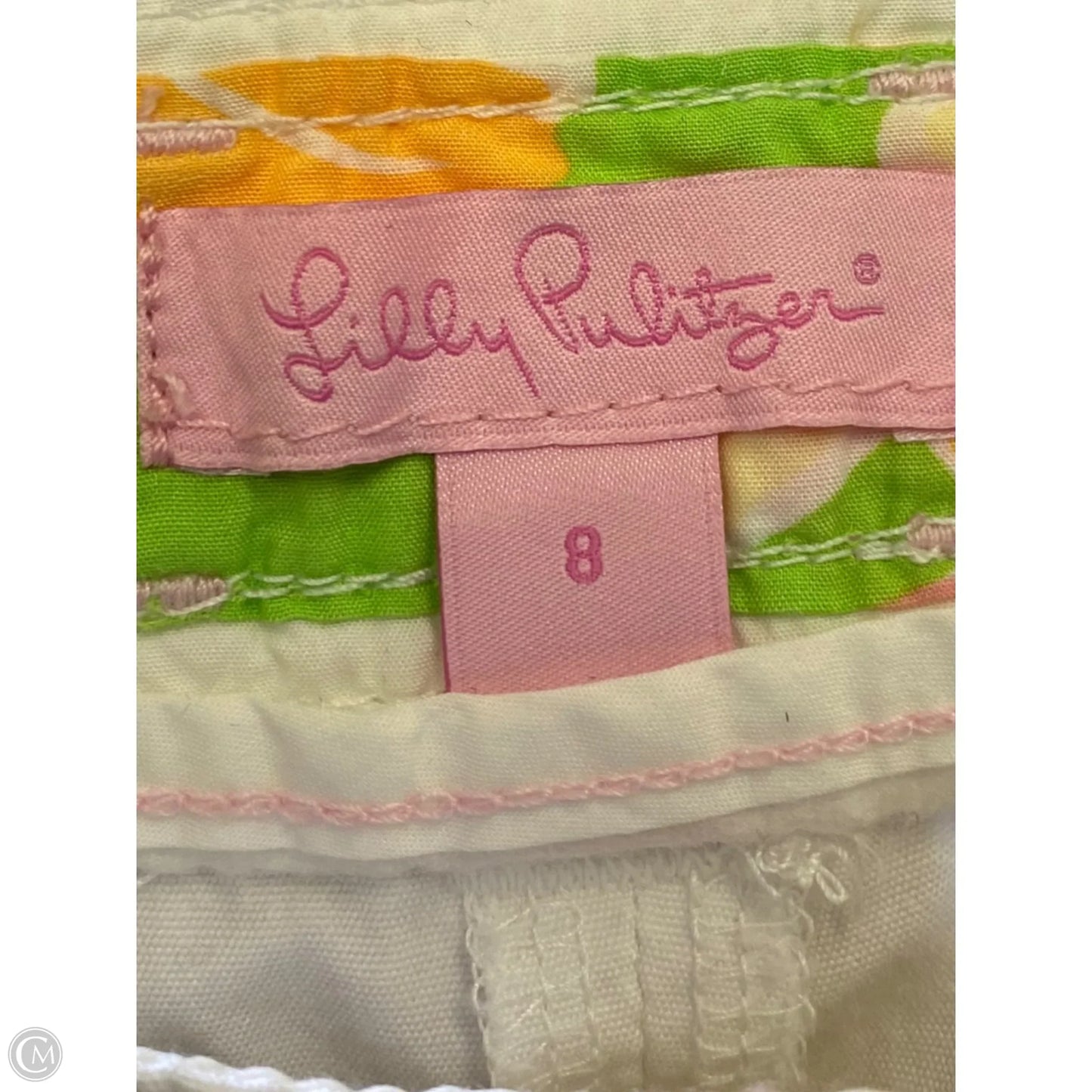 Shorts Designer By Lilly Pulitzer In White, Size: 8