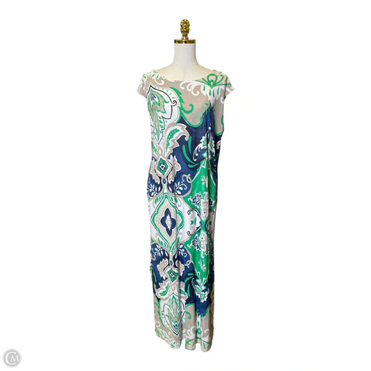 Dress Casual Maxi By Chicos In Multi-colored, Size: L