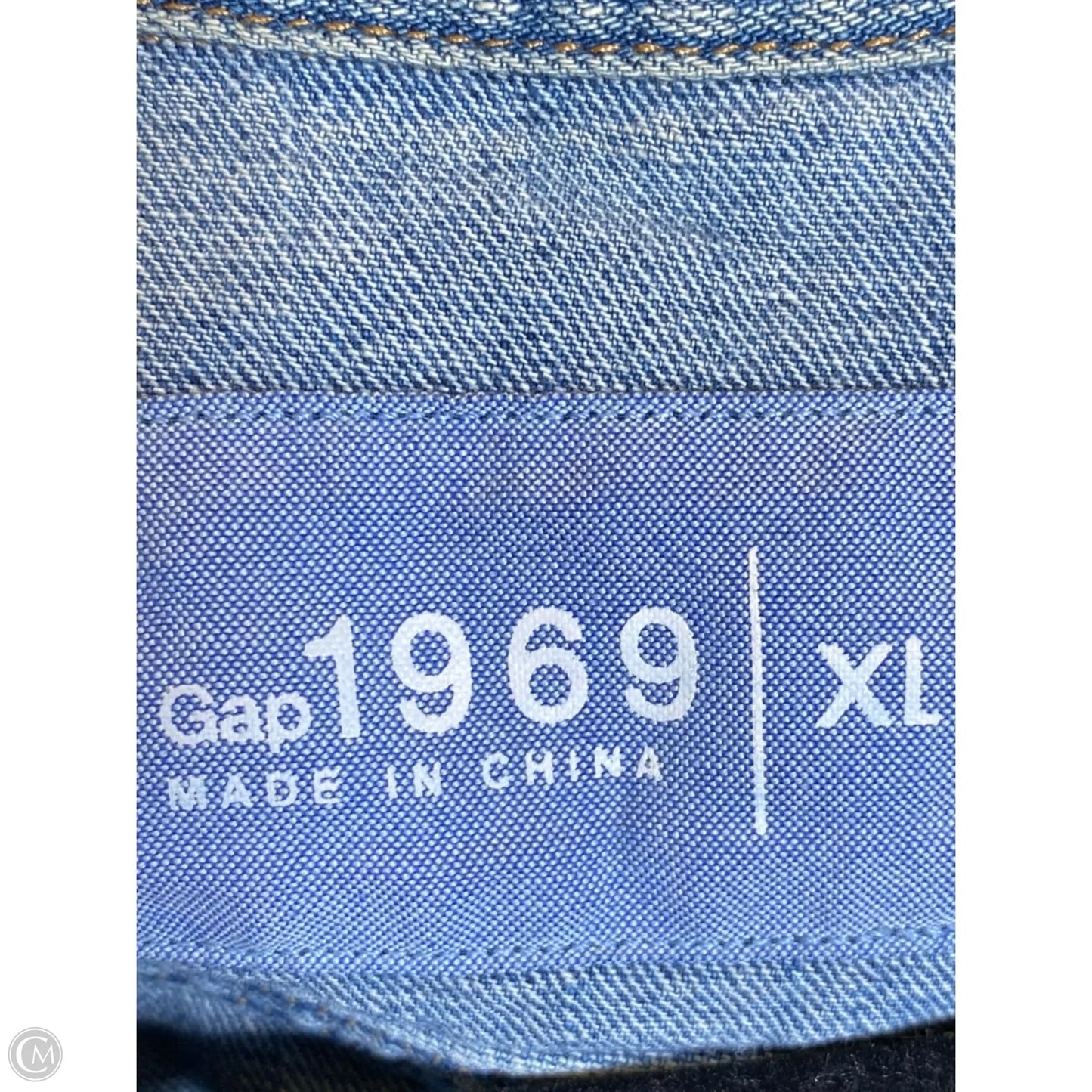 Vest Other By Gap In Blue, Size: Xl