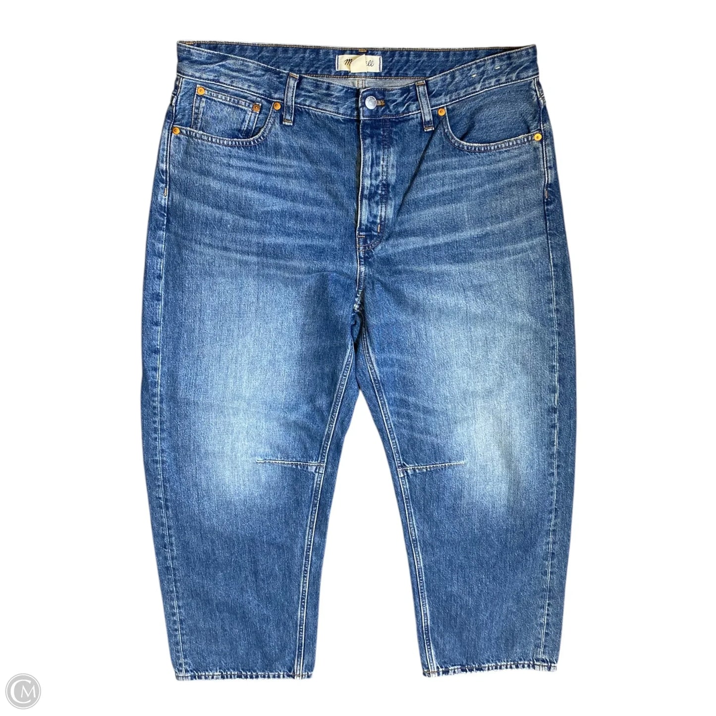 Jeans Wide Leg By Madewell In Blue, Size: 12
