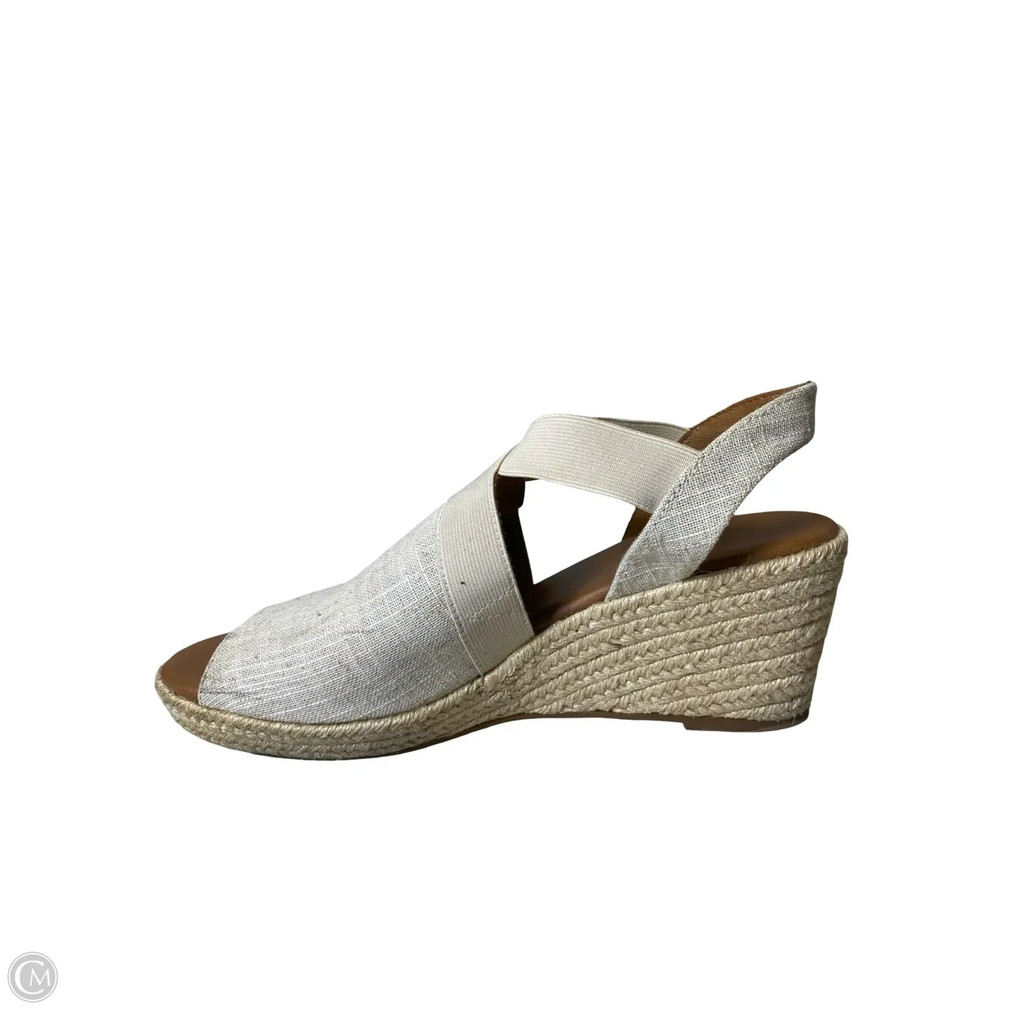 Sandals Heels Wedge By Sonoma In Tan, Size: 10