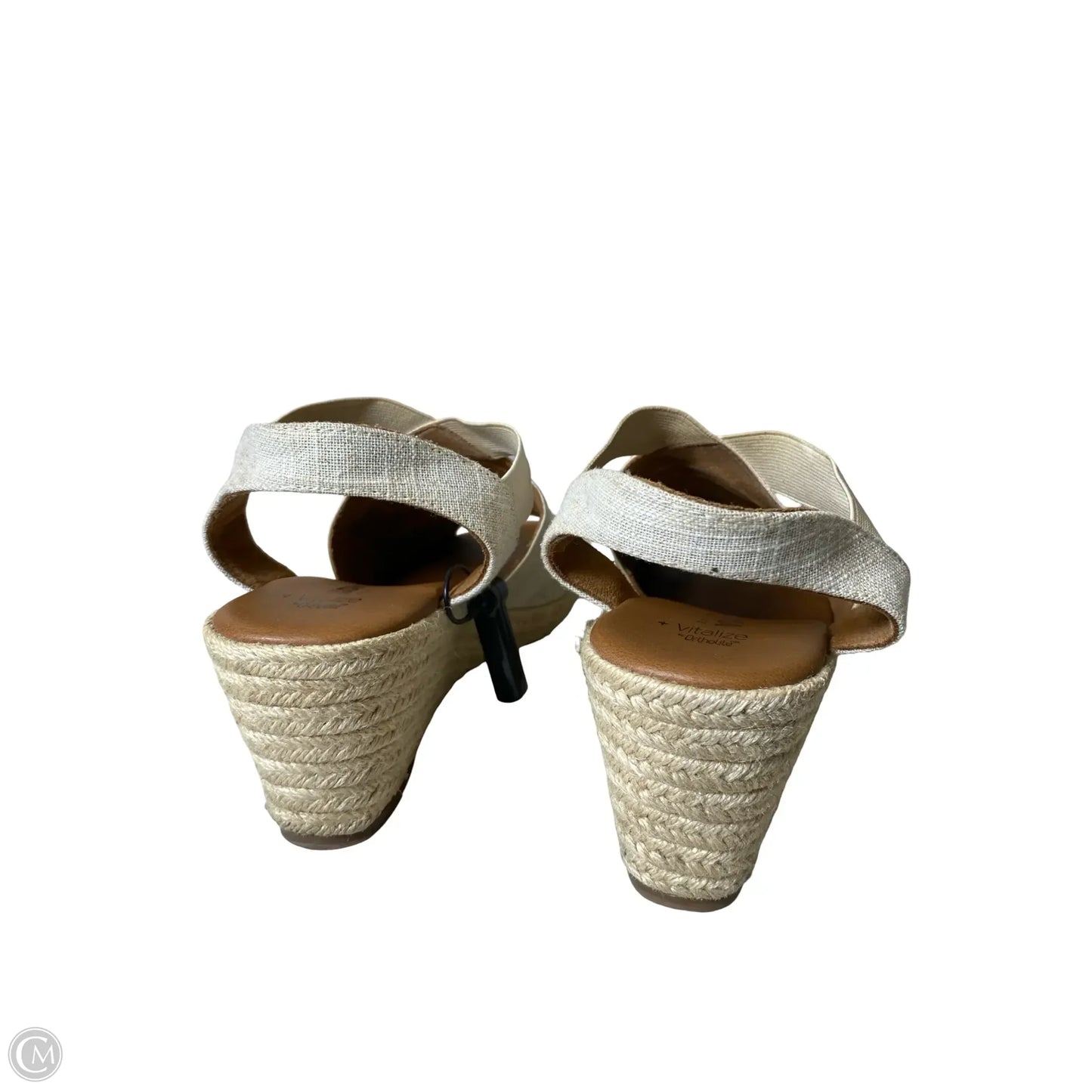 Sandals Heels Wedge By Sonoma In Tan, Size: 10