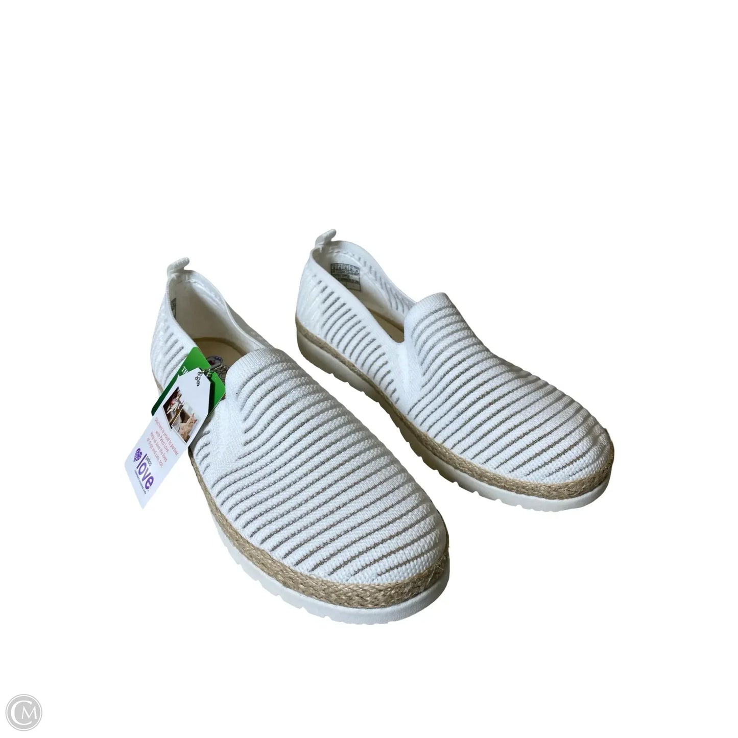 Shoes Flats By Bobs In White, Size: 9