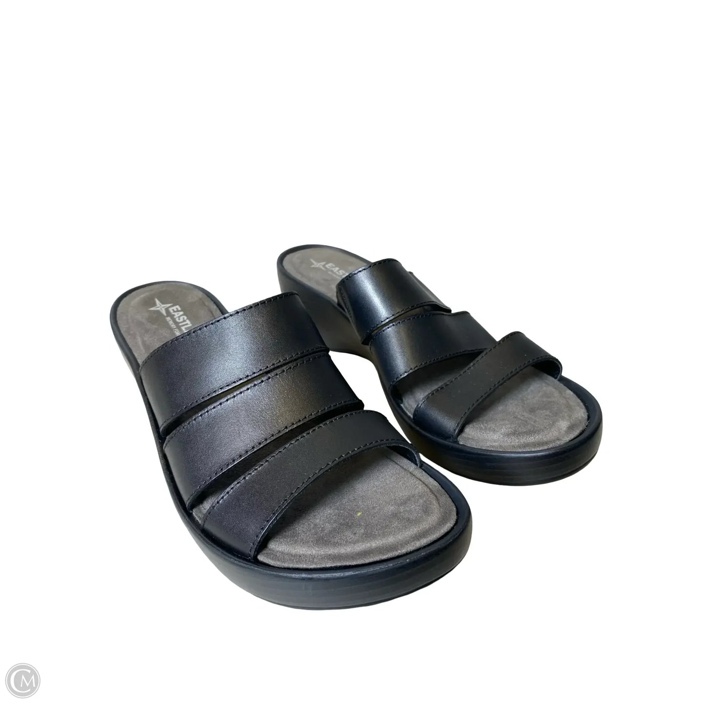 Shoes Heels Block By Eastland In Black & Grey, Size: 9