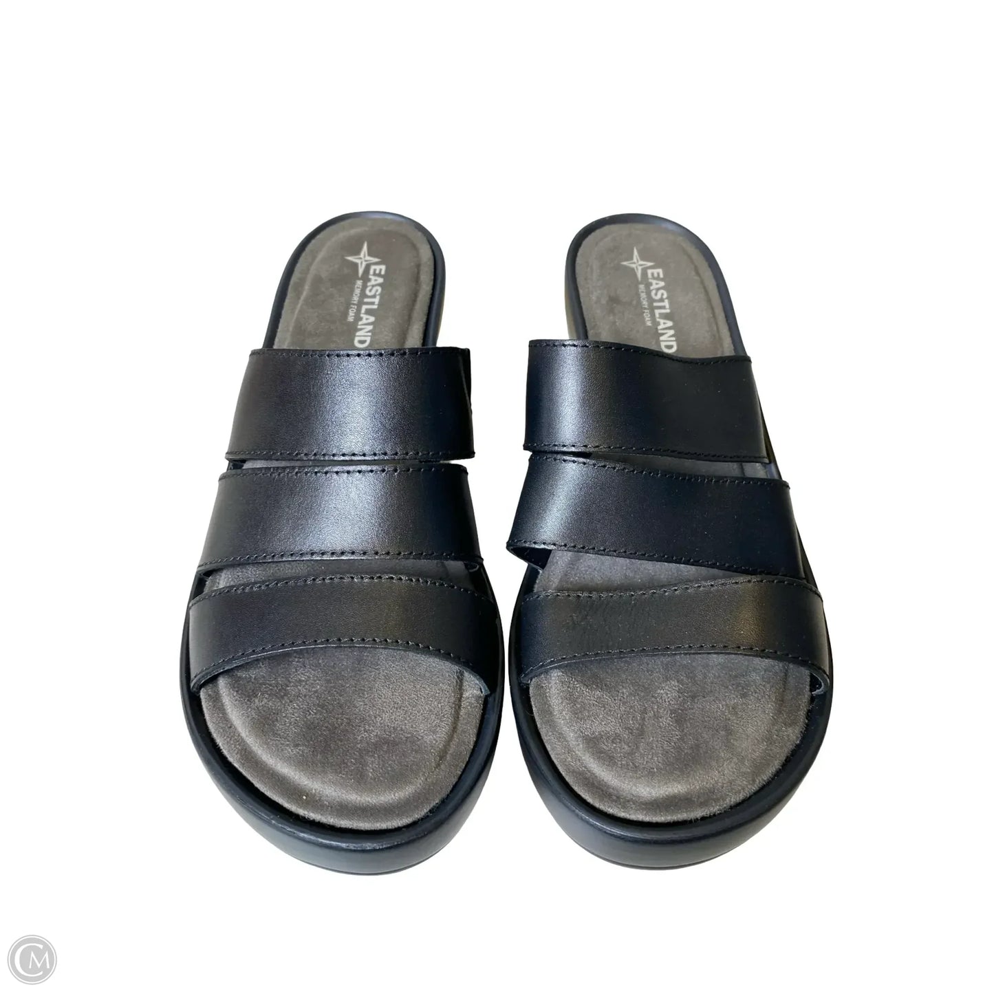 Shoes Heels Block By Eastland In Black & Grey, Size: 9