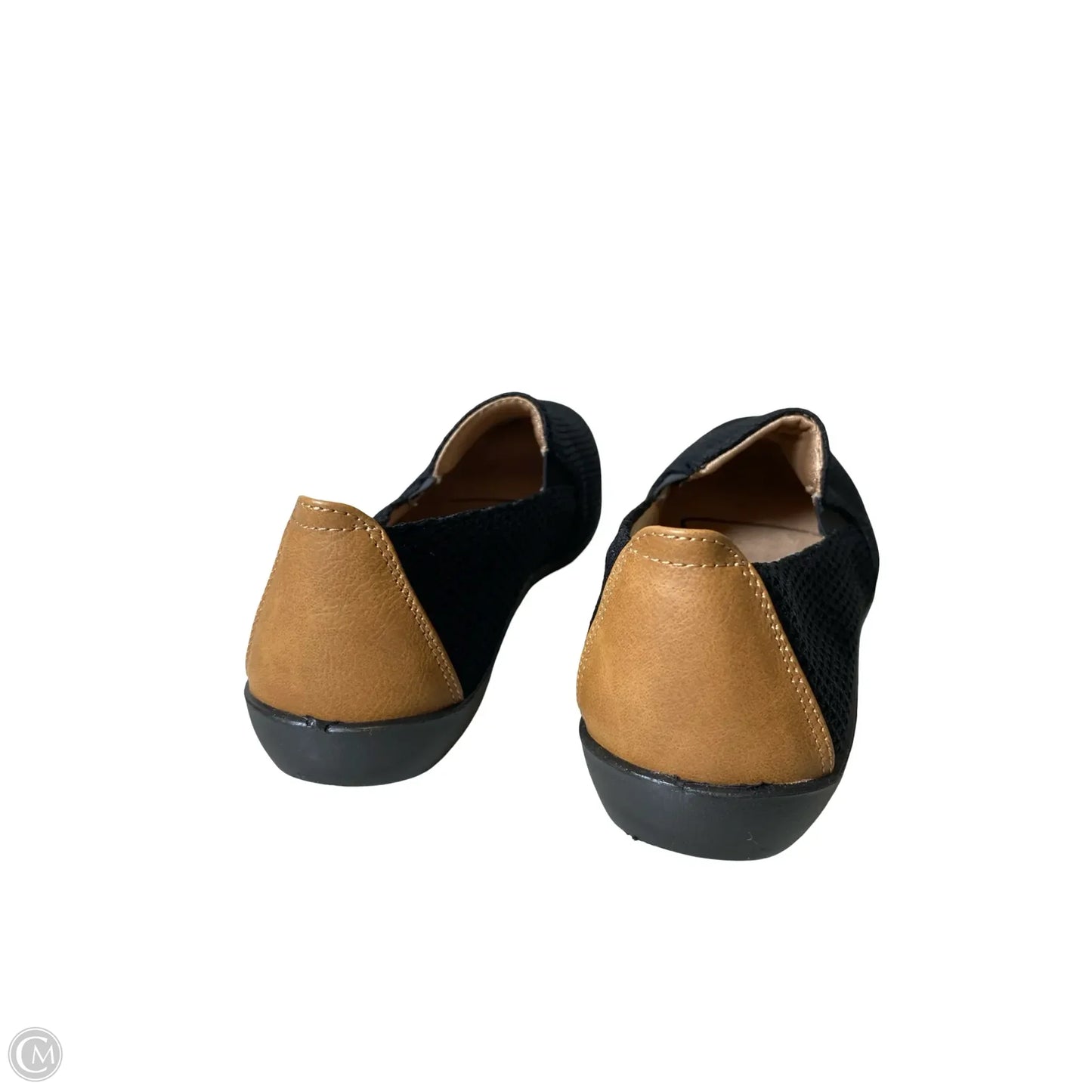 Shoes Flats By Life Stride In Black & Brown, Size: 8.5