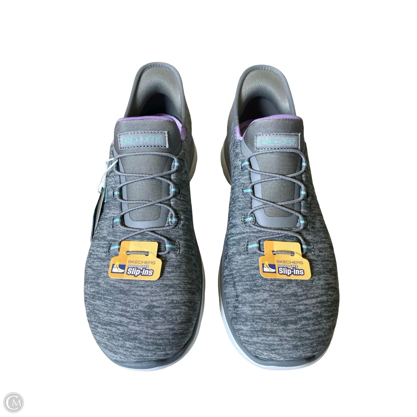Shoes Athletic By Skechers In Grey, Size: 8.5