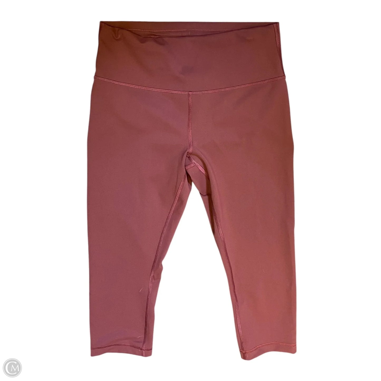 Athletic Leggings By Lululemon In Red, Size: L