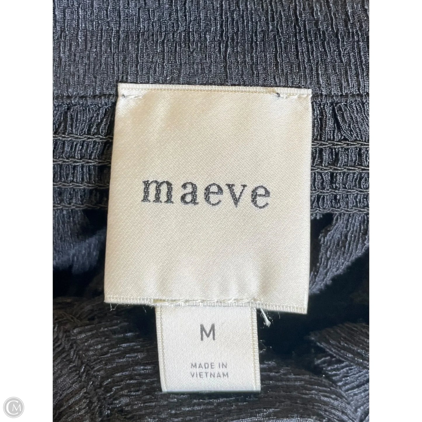 Top 3/4 Sleeve By Maeve In Black, Size: M