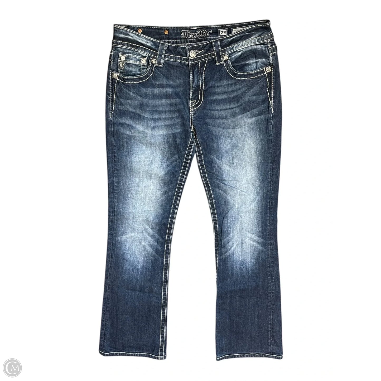 Jeans Boot Cut By Miss Me In Blue, Size: 8