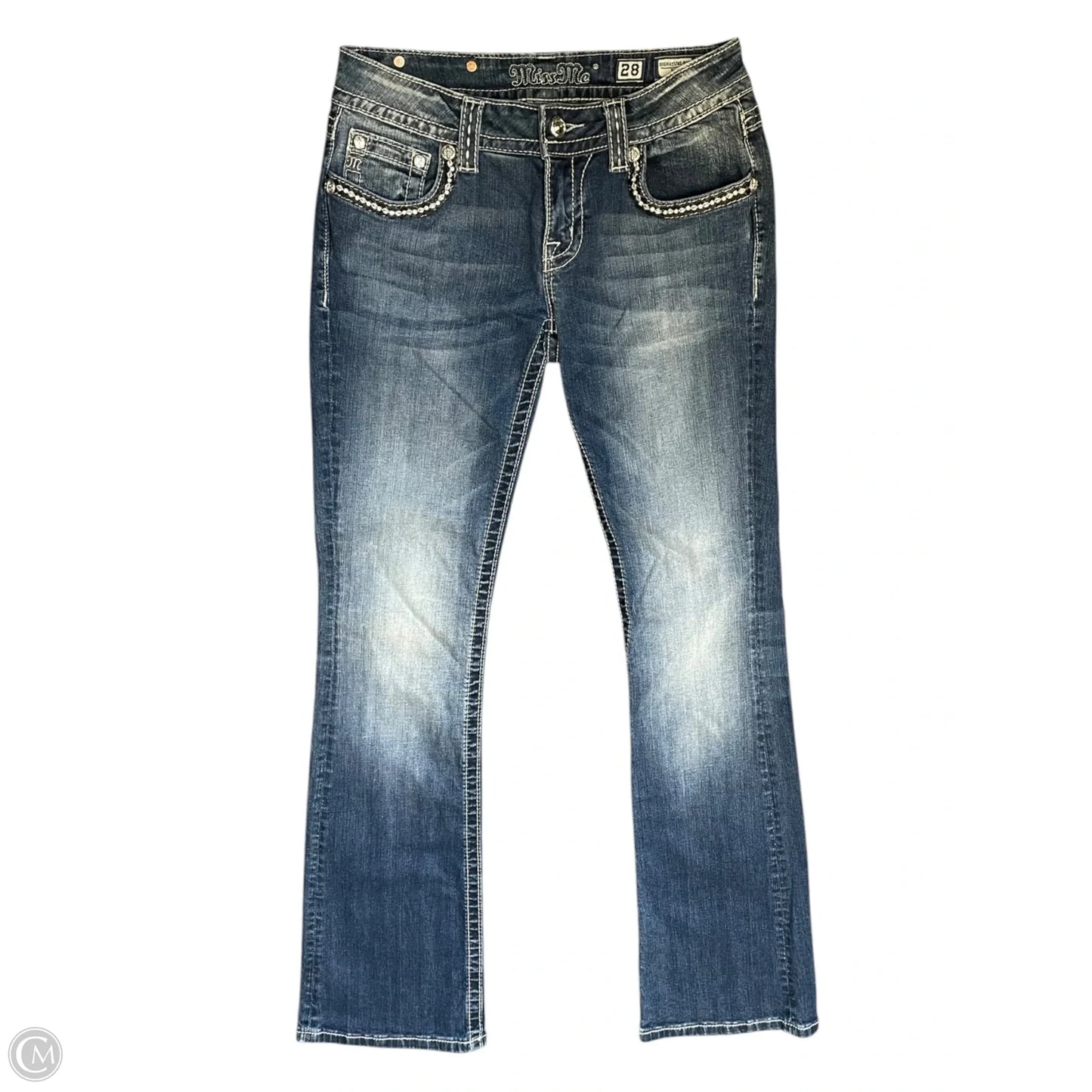 Jeans Boot Cut By Miss Me In Blue, Size: 6