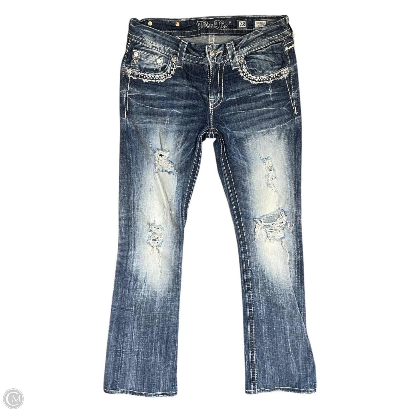 Jeans Boot Cut By Miss Me In Blue, Size: 6