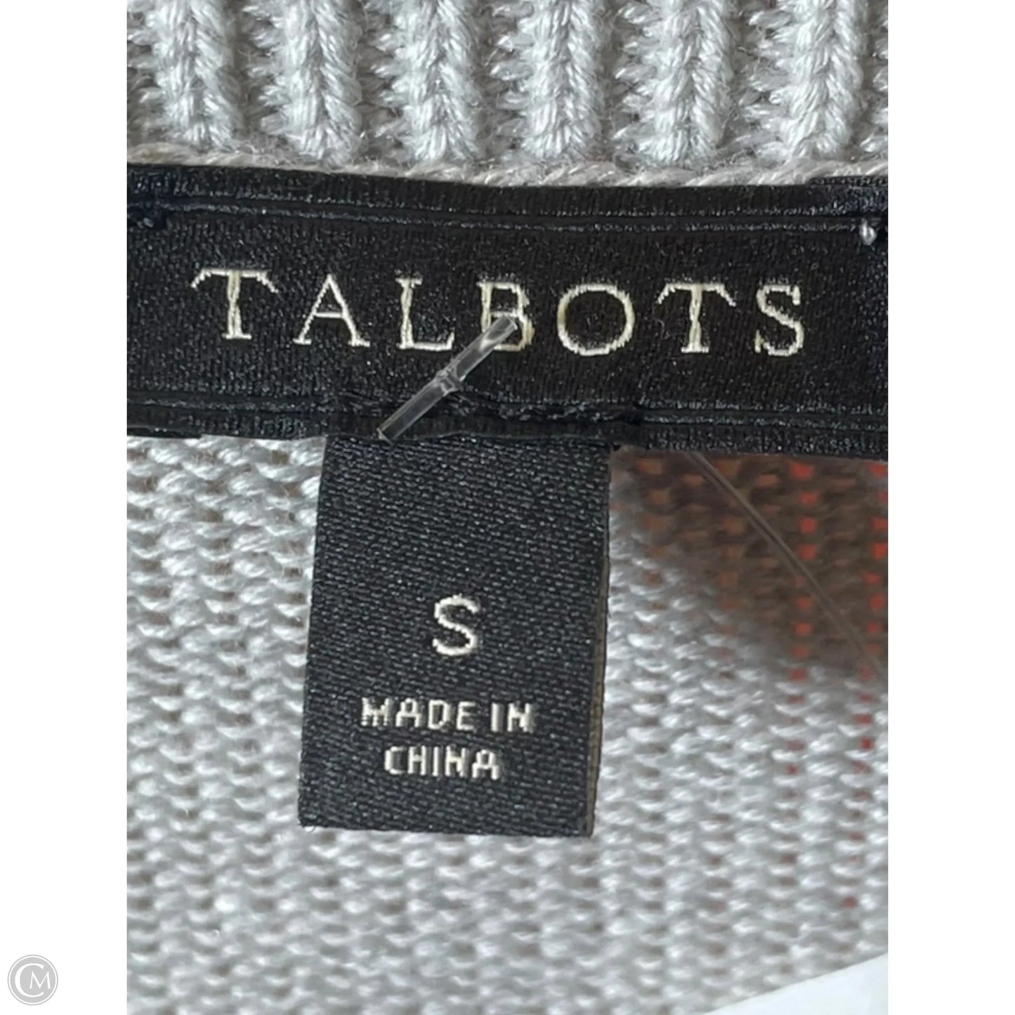 Sweater By Talbots In Grey, Size: S