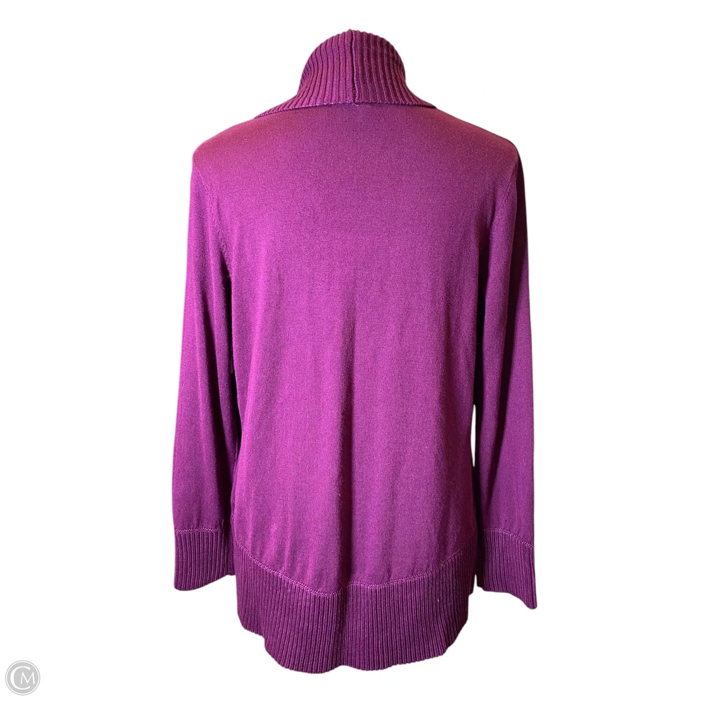 Cardigan By Roz And Ali In Purple, Size: M