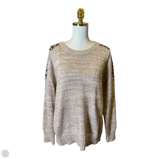 Sweater By Maurices In Brown, Size: L