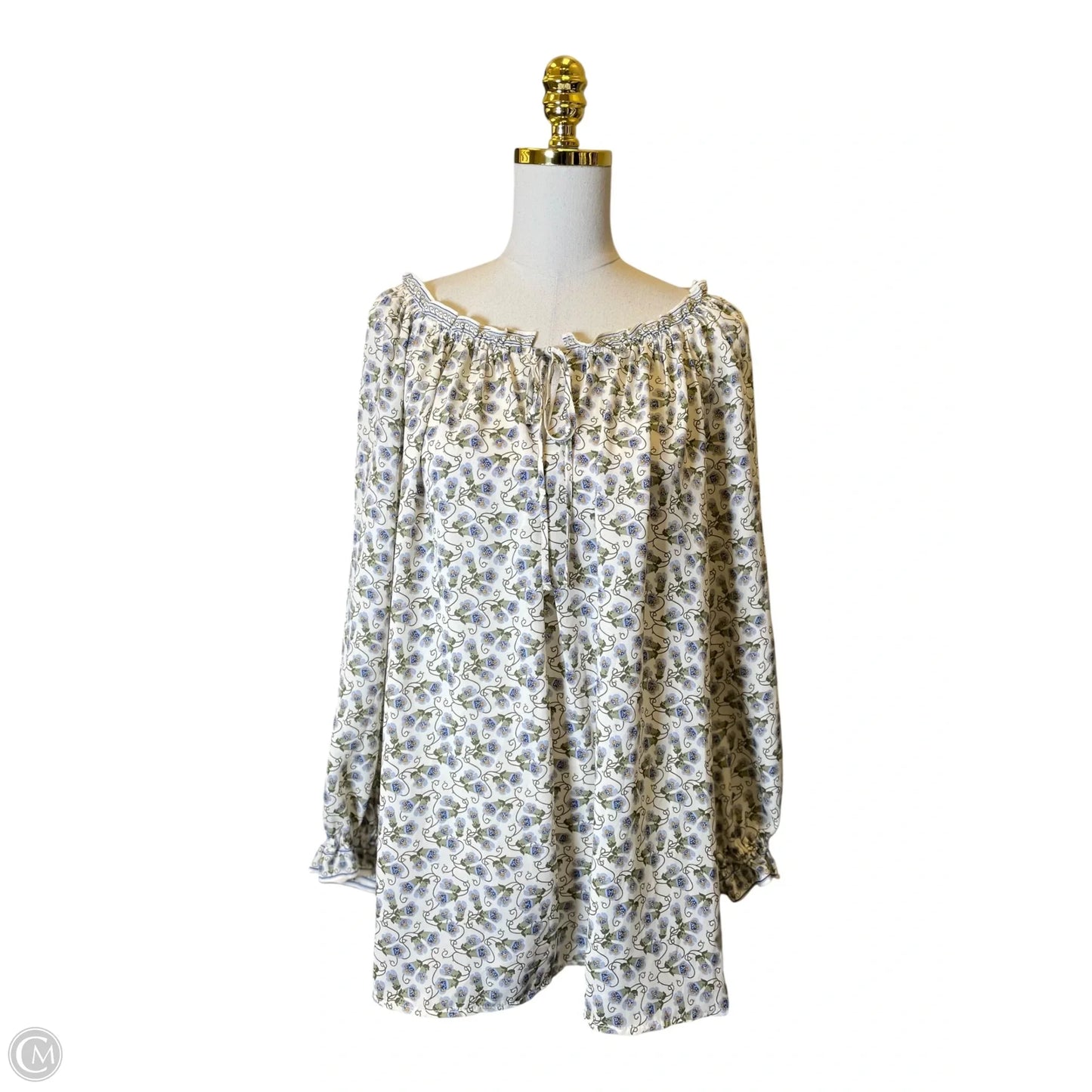 Top Short Sleeve By Lc Lauren Conrad In Floral Print, Size: 0x