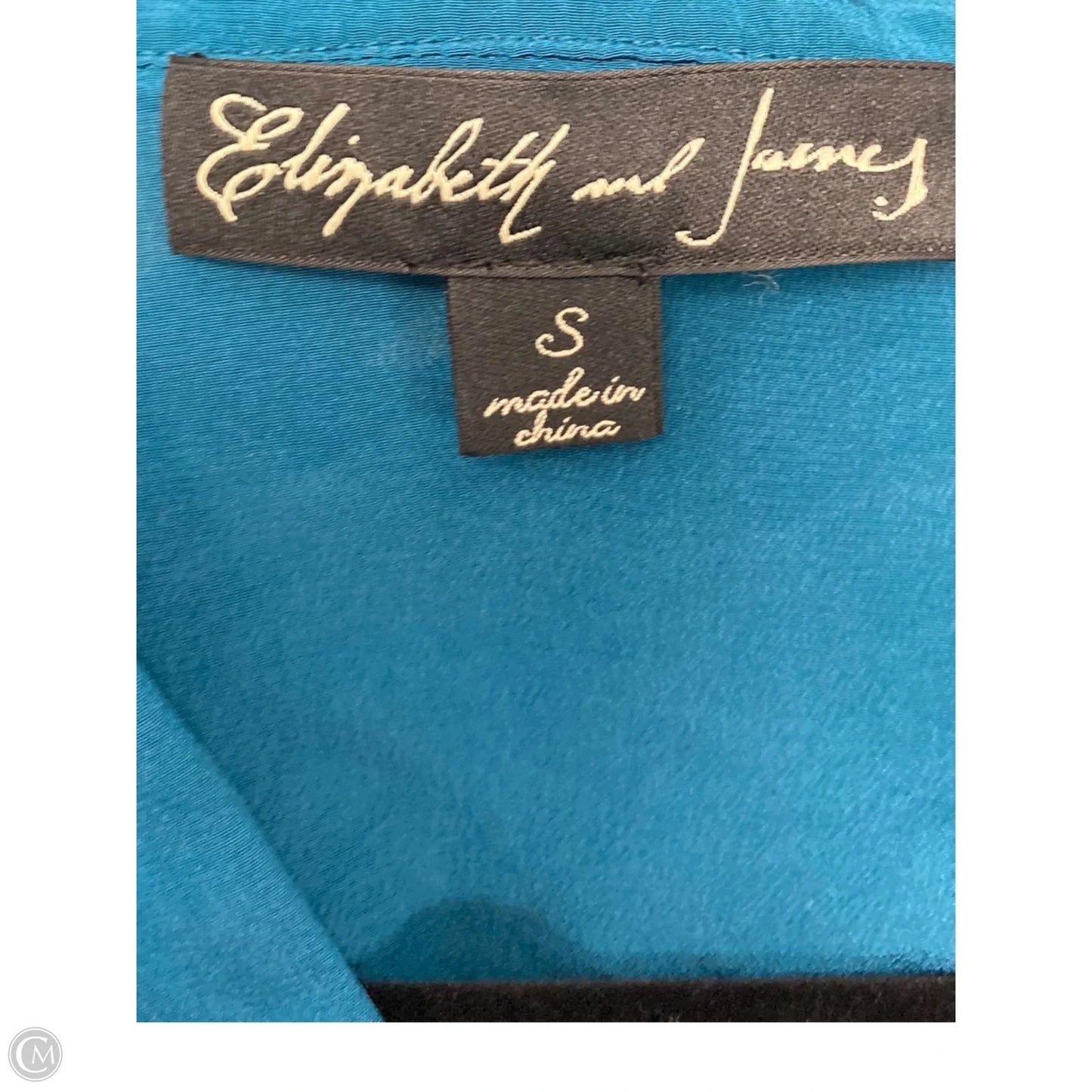Blouse Long Sleeve By Elizabeth And James In Brown & Green, Size: S