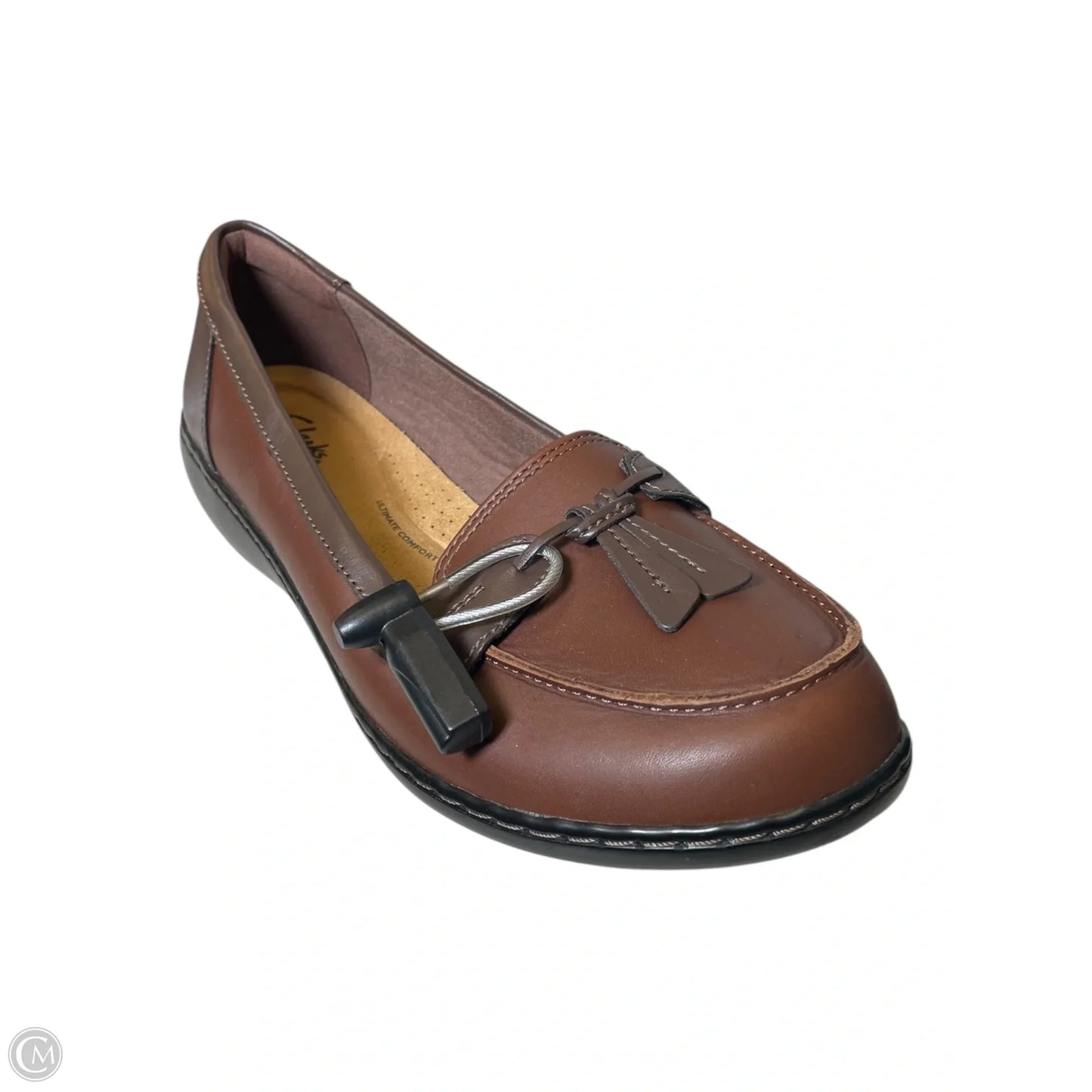 Shoes Flats By Clarks In Brown, Size: 11