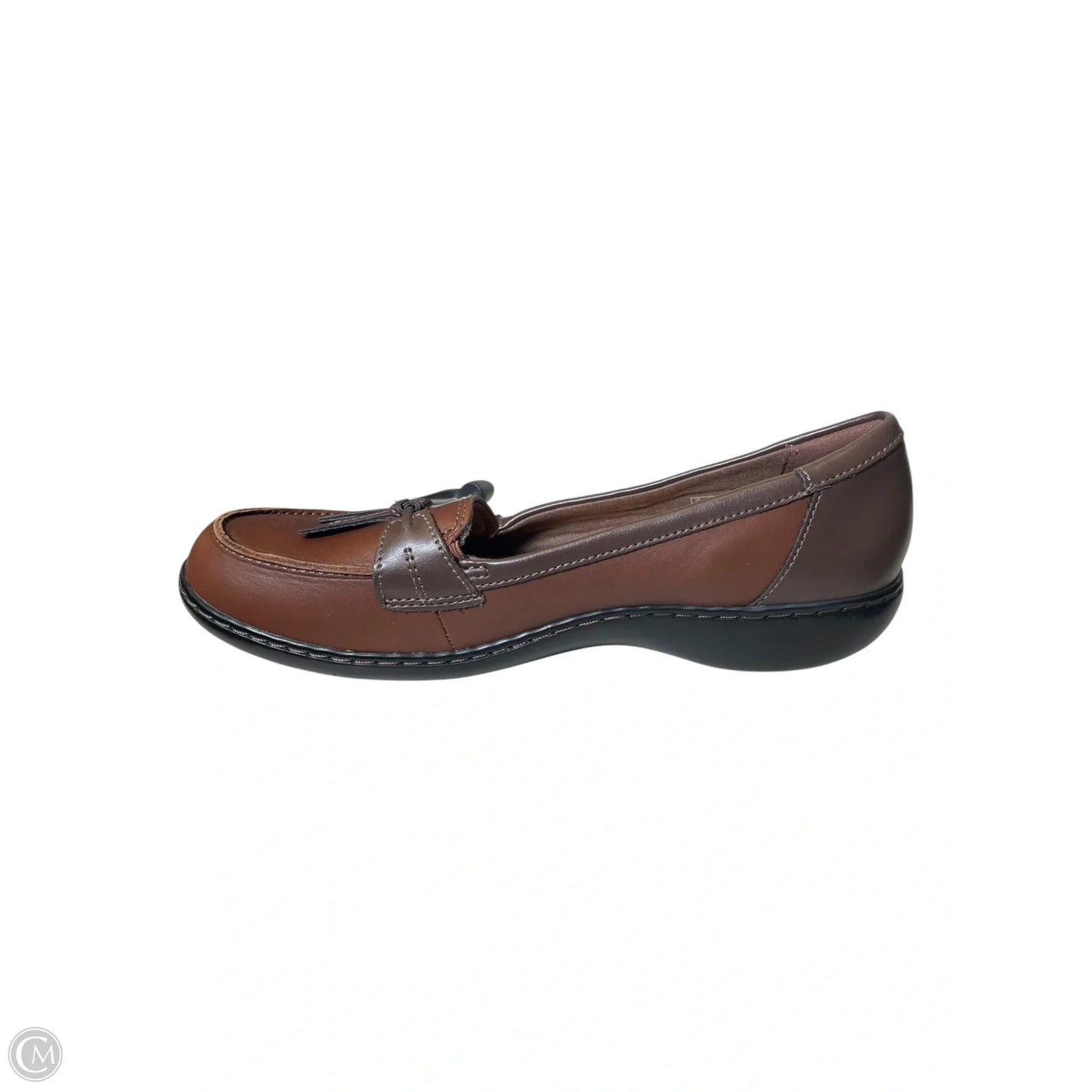 Shoes Flats By Clarks In Brown, Size: 11