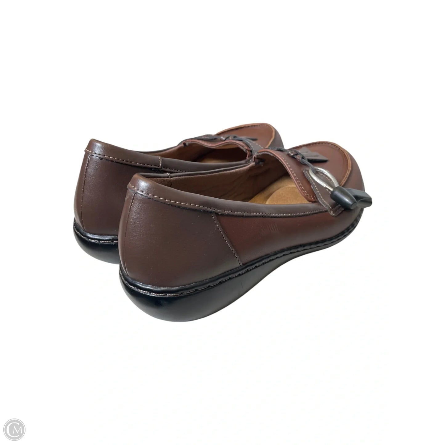 Shoes Flats By Clarks In Brown, Size: 11