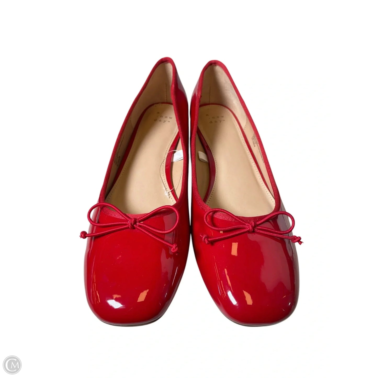 Shoes Heels Block By A New Day In Red, Size: 10