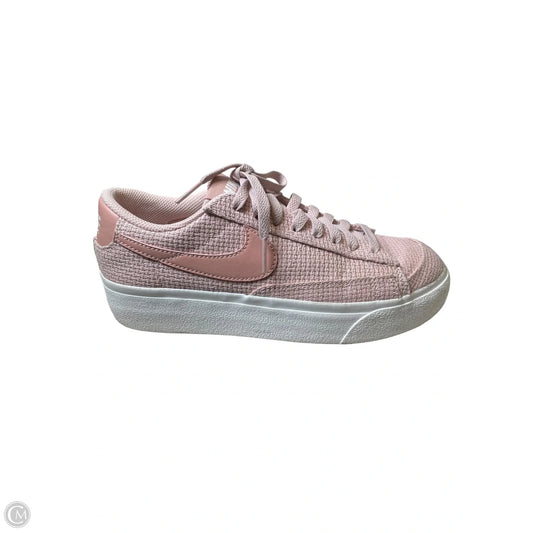 Shoes Sneakers Platform By Nike In Pink, Size: 7
