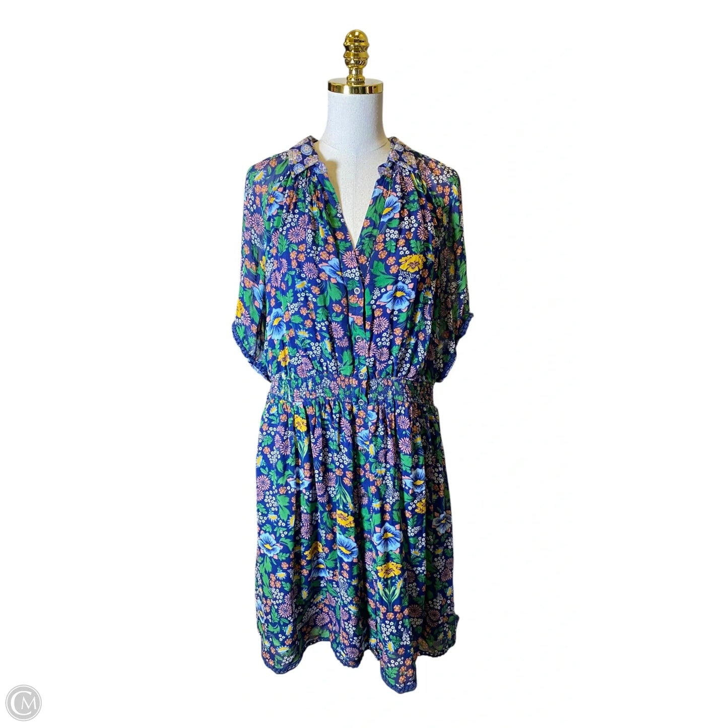 Dress Casual Midi By Maeve In Floral Print, Size: L