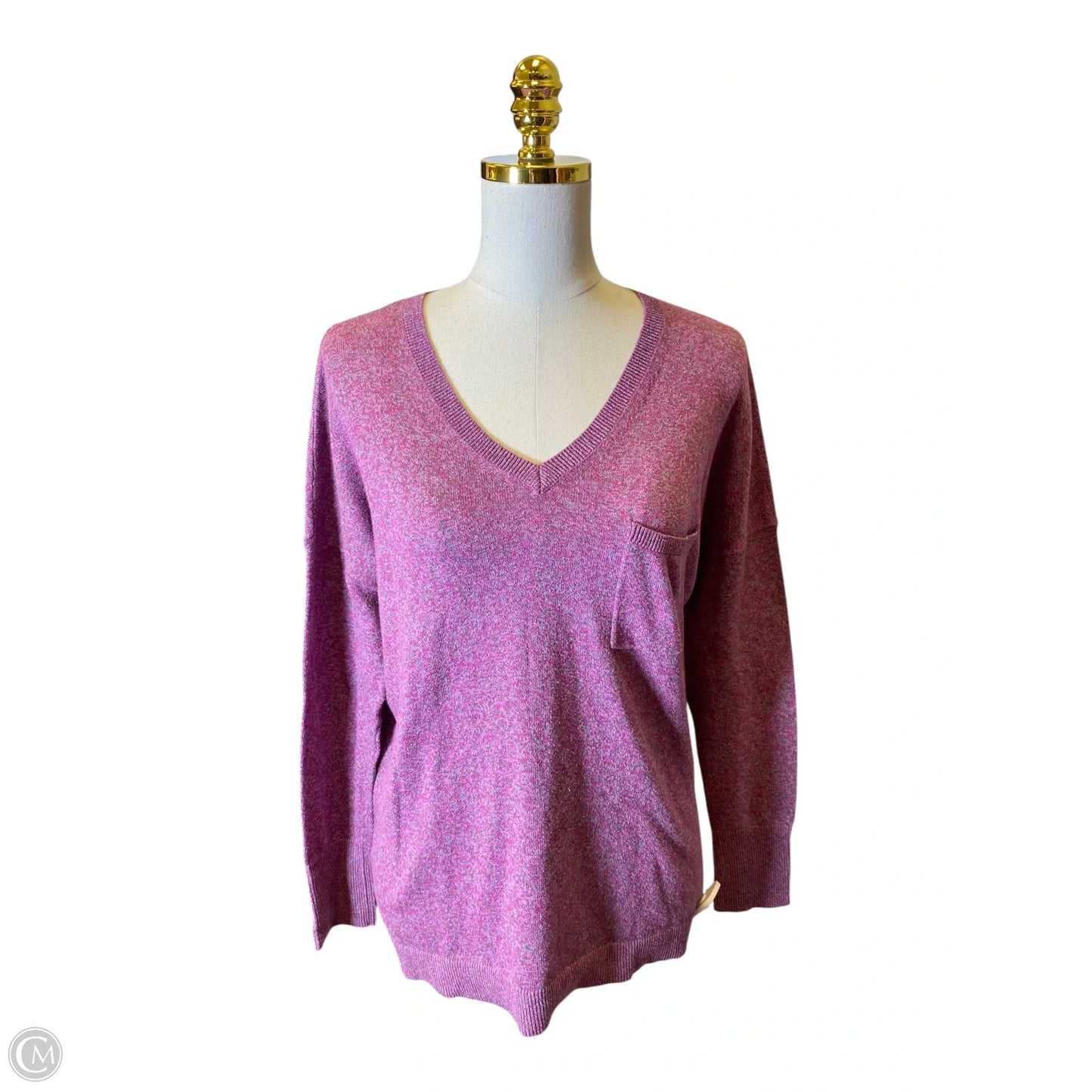 Sweater By Eddie Bauer In Pink, Size: M