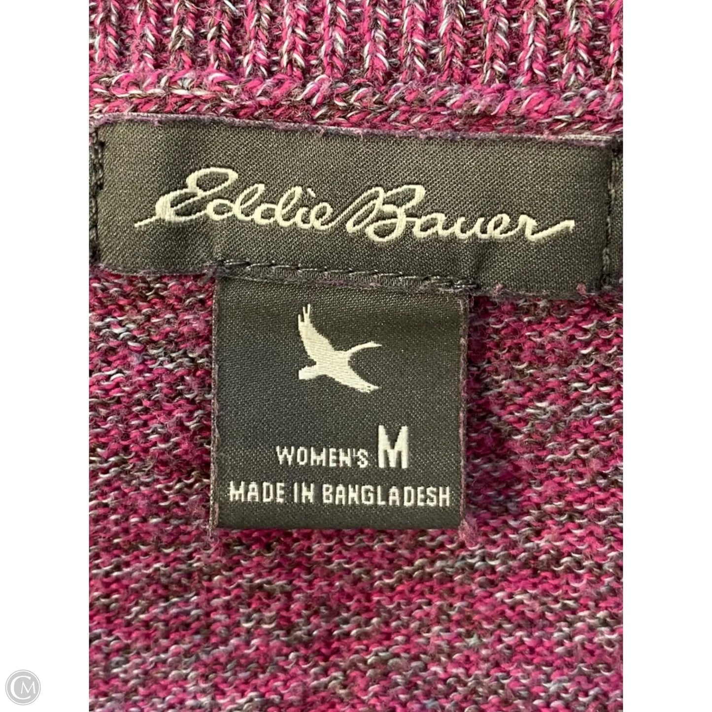 Sweater By Eddie Bauer In Pink, Size: M