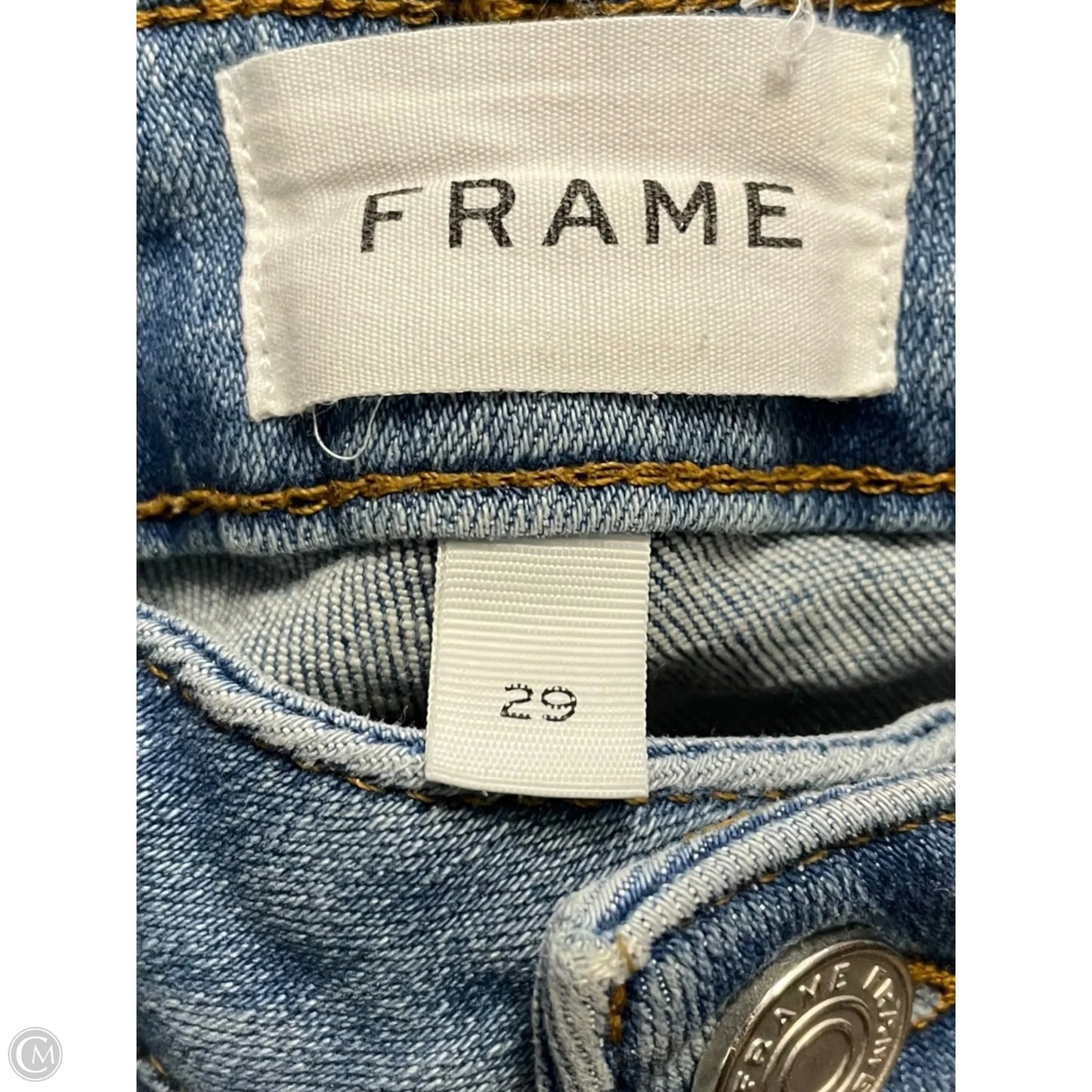 Jeans Boot Cut By Frame In Blue, Size: 8