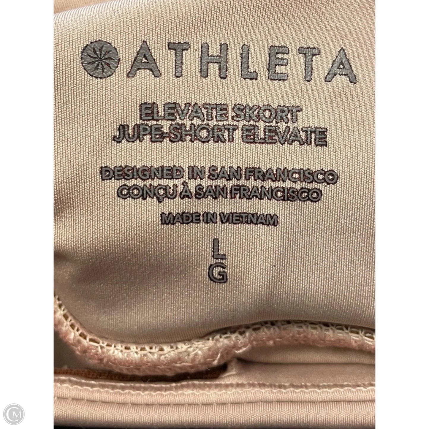 Athletic Skirt By Athleta In Pink, Size: L