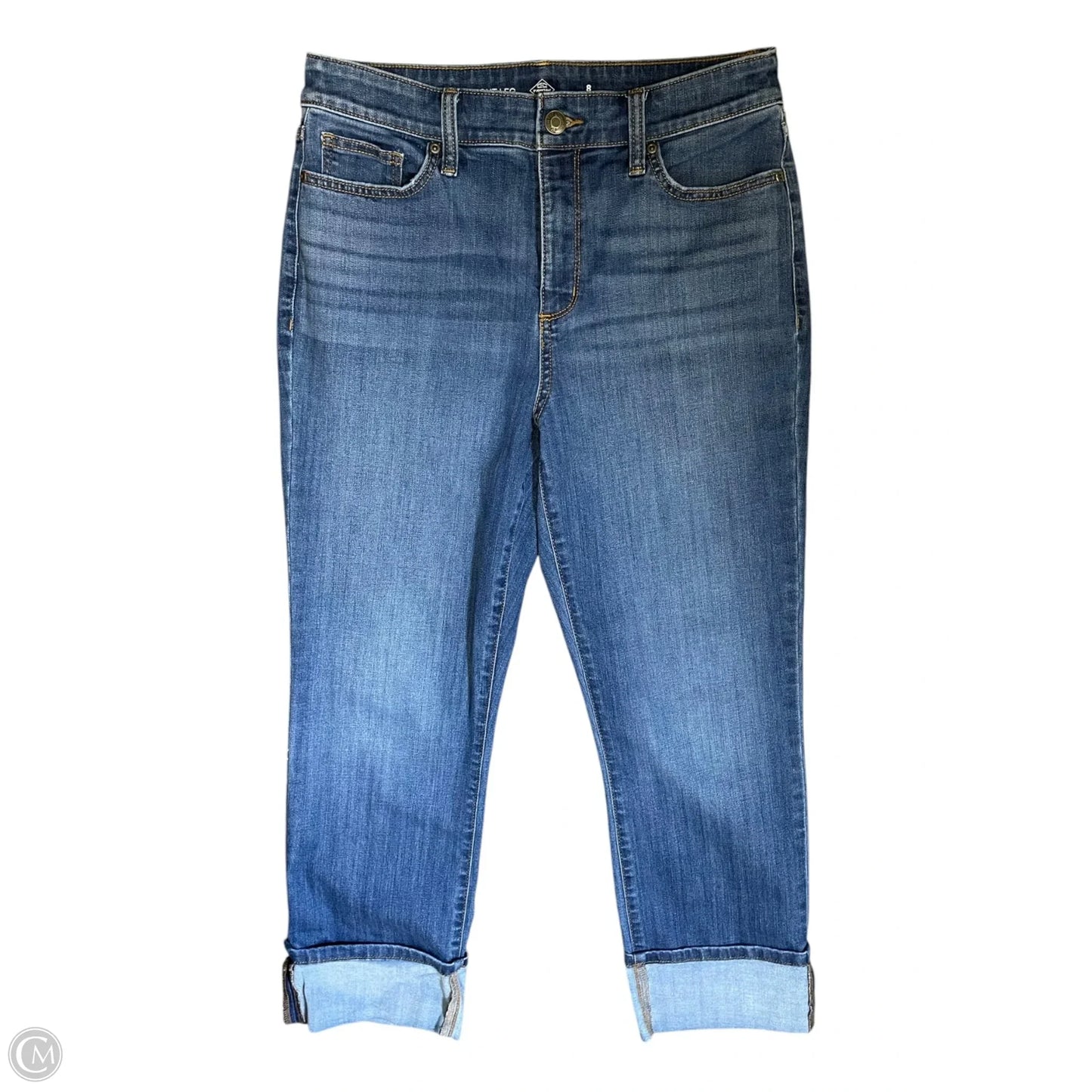 Jeans Straight By St Johns Bay In Blue, Size: 8