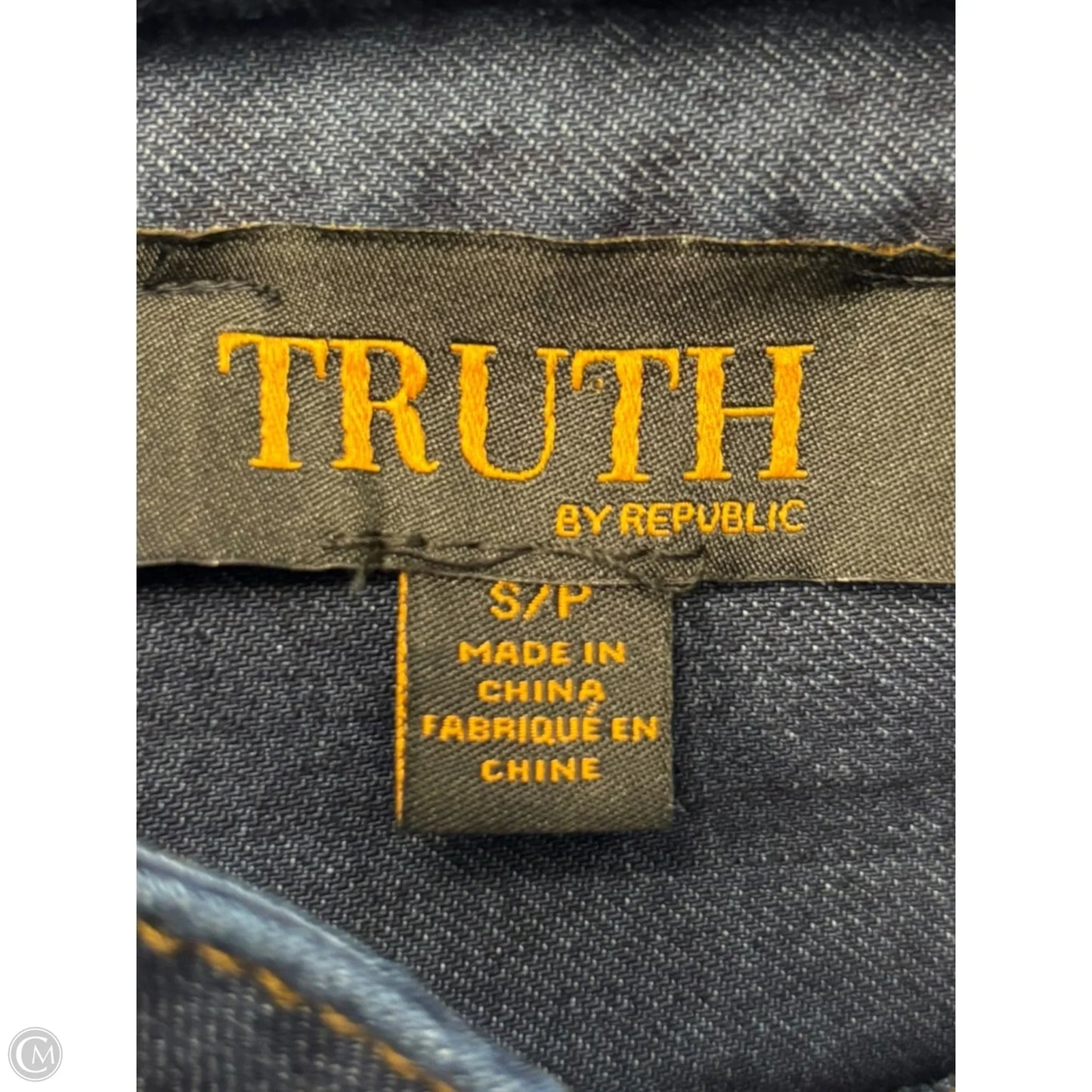 Blouse Short Sleeve By Truth In Blue, Size: S