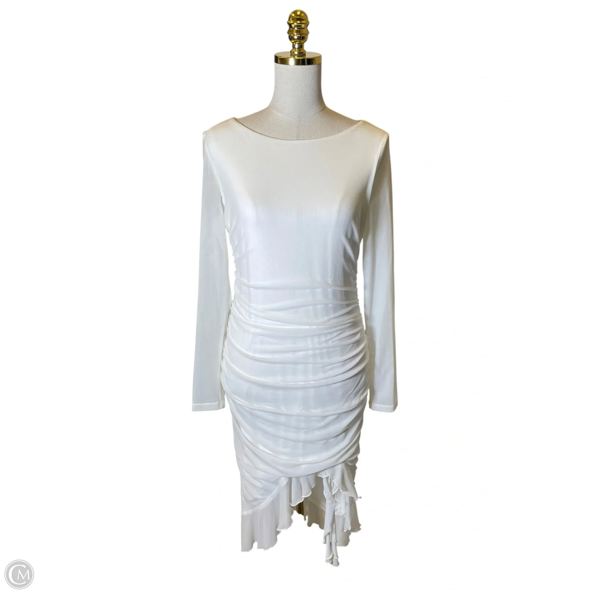 Dress Casual Maxi By Clothes Mentor In White, Size: L