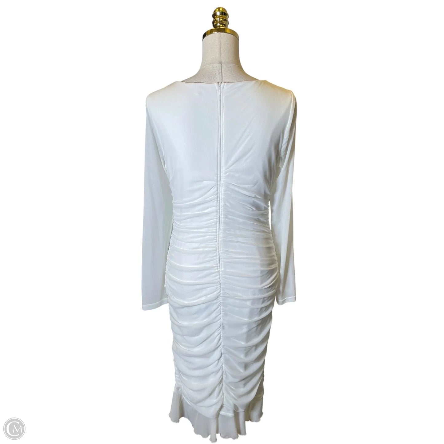 Dress Casual Maxi By Clothes Mentor In White, Size: L