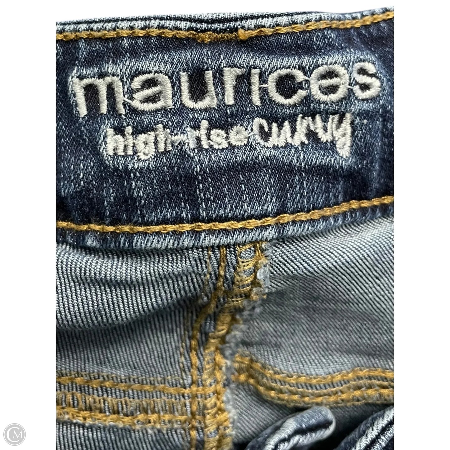 Jeans Straight By Maurices In Blue, Size: 14