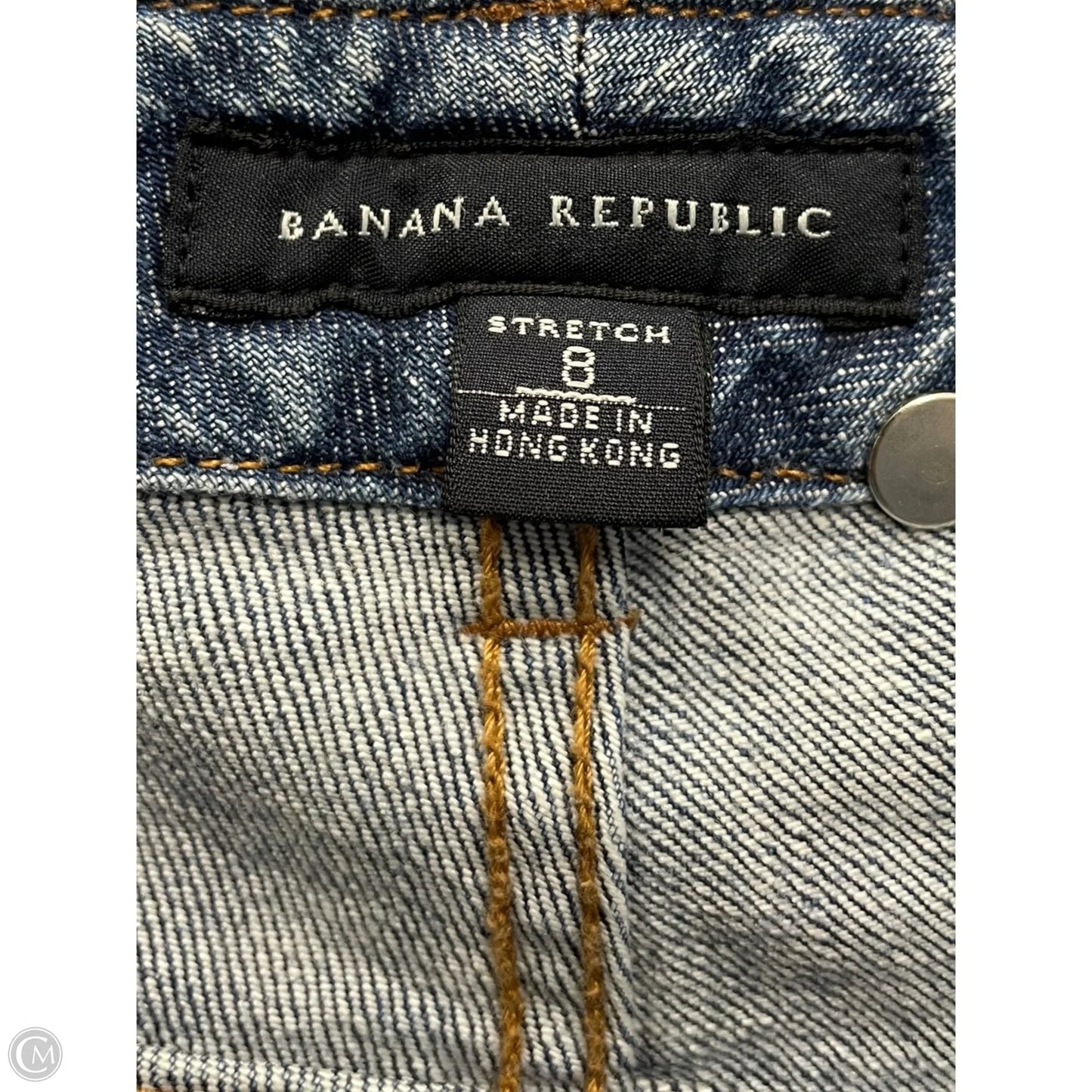 Jeans Cropped By Banana Republic In Blue, Size: 8