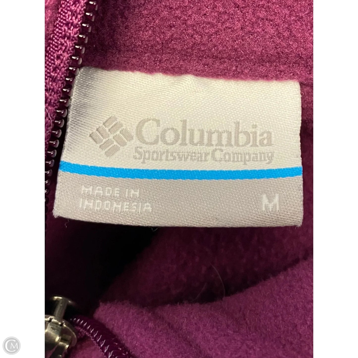 Jacket Fleece By Columbia In Purple, Size: M
