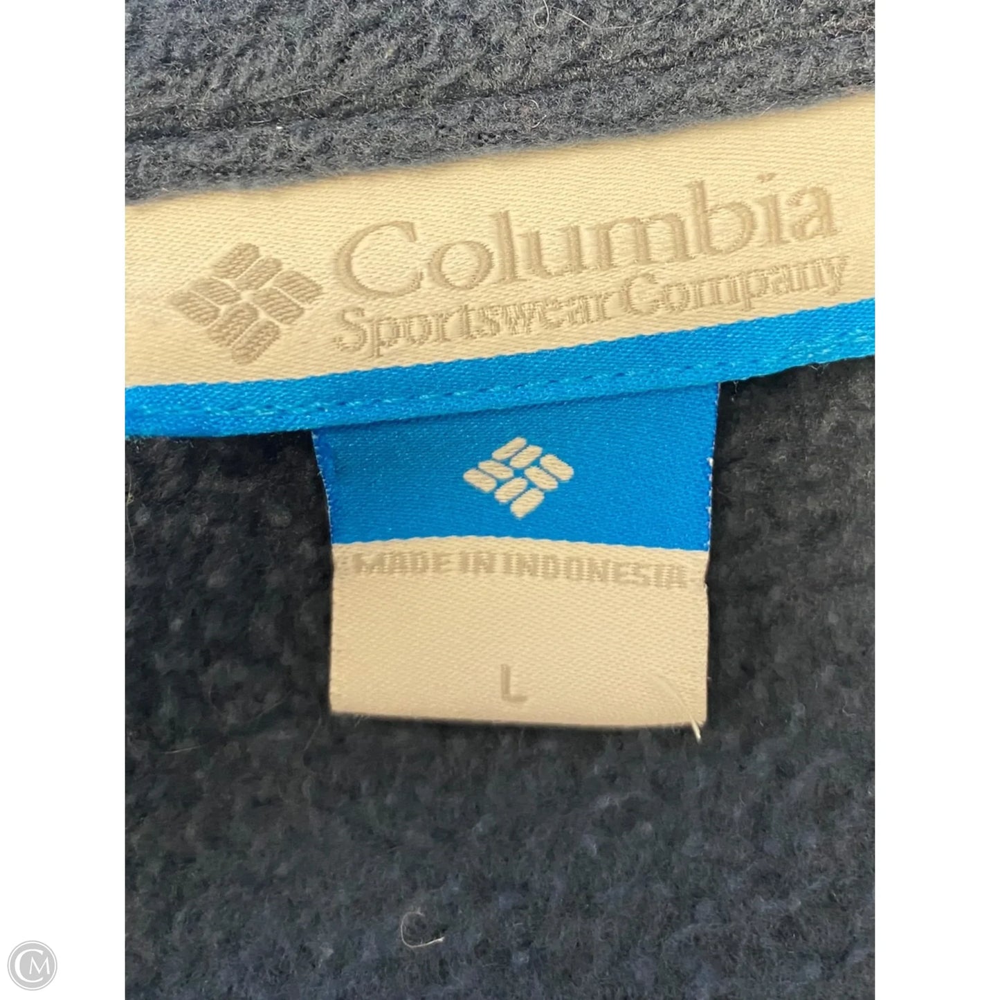 Jacket Fleece By Columbia In Blue, Size: L